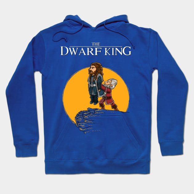 The Dwarf King Funny Cute Fantasy Movie Mashup Parody Hoodie by BoggsNicolas